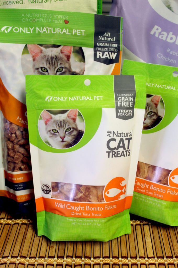 All of my cats went nuts for these Wild Caught Bonito Flakes from Only Natural Pet at PetSmart!
