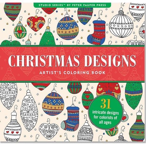 Need a break from the holiday madness? These fun and festive Christmas-themed adult coloring books should do the trick!