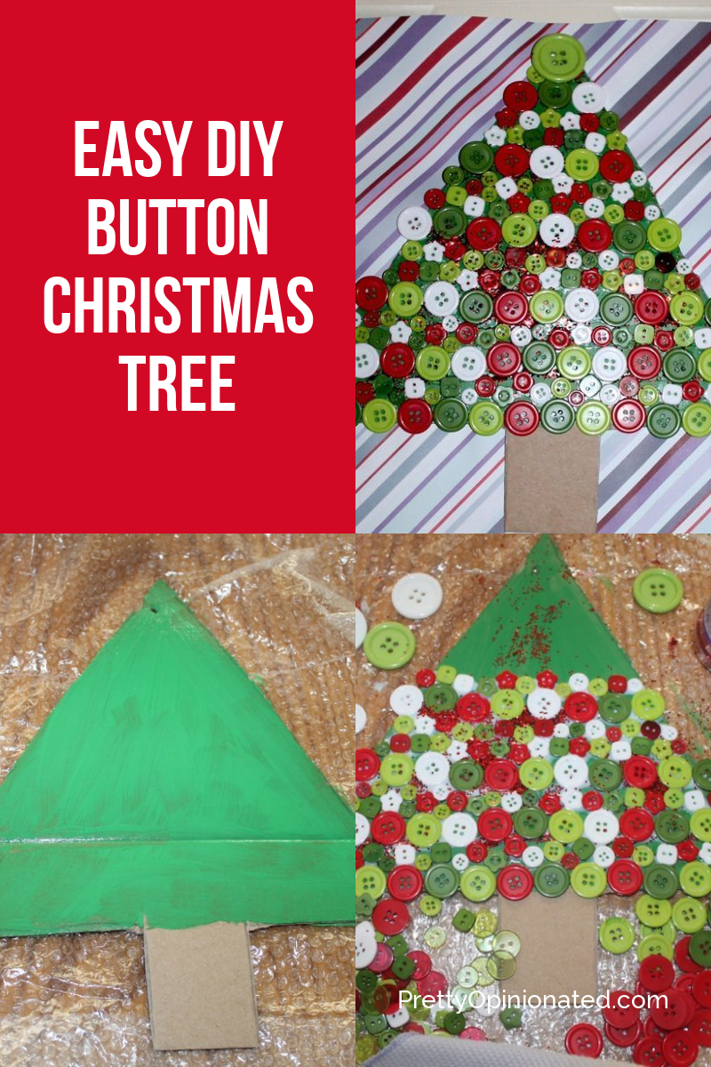 This DIY Button Christmas Tree craft is perfect for decorating those small spaces! Check out more decor ideas for when you're short on surface space!