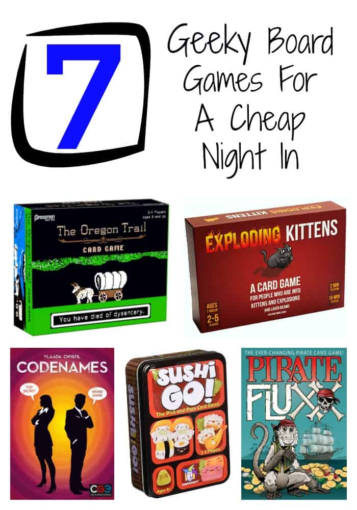 7 Geeky Board Games For The Best Cheap Night In
