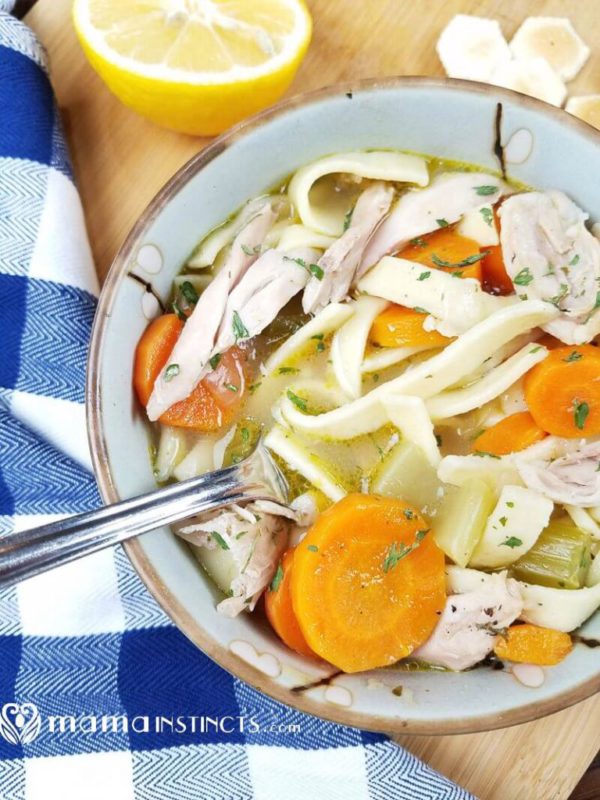 7 Best Drool Worthy Recipes For Your Instant Pot- Chicken Noodle Soup