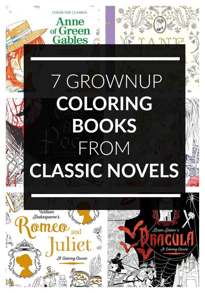 7 Amazing Coloring Books For Grown Ups Based On Classic Novels
