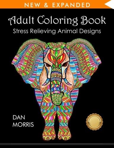 9 Stunning Adult Coloring Books With Animals You'll Love: Stress Relieving Animal Designs