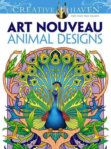 9 Stunning Adult Coloring Books With Animals You'll Love: Art Nouebeau Animal Designs
