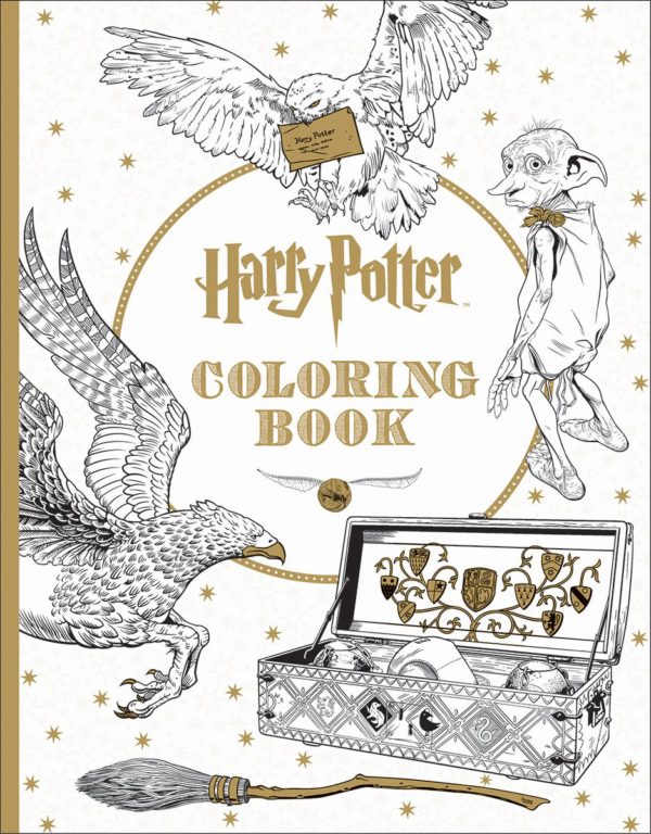 7 Amazingly Creative Adult Coloring Books Based On Young Adult Novels- harry Potter Coloring Book