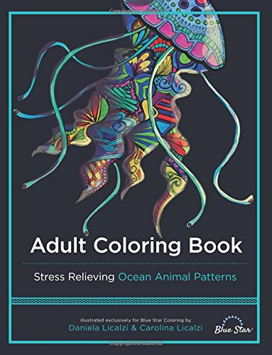 9 Stunning Adult Coloring Books With Animals You'll Love: Ocean Animal Patterns