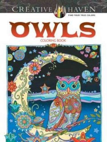 9 Stunning Adult Coloring Books With Animals You'll Love: Owls