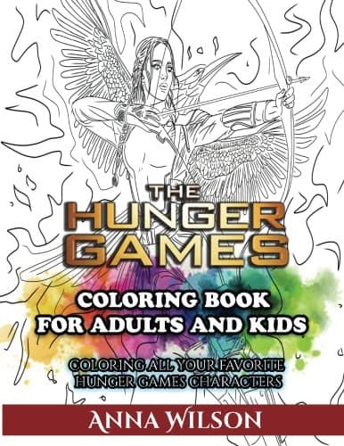 7 Amazingly Creative Adult Coloring Books Based On Young Adult Novels- The Hunger Games Coloring Book