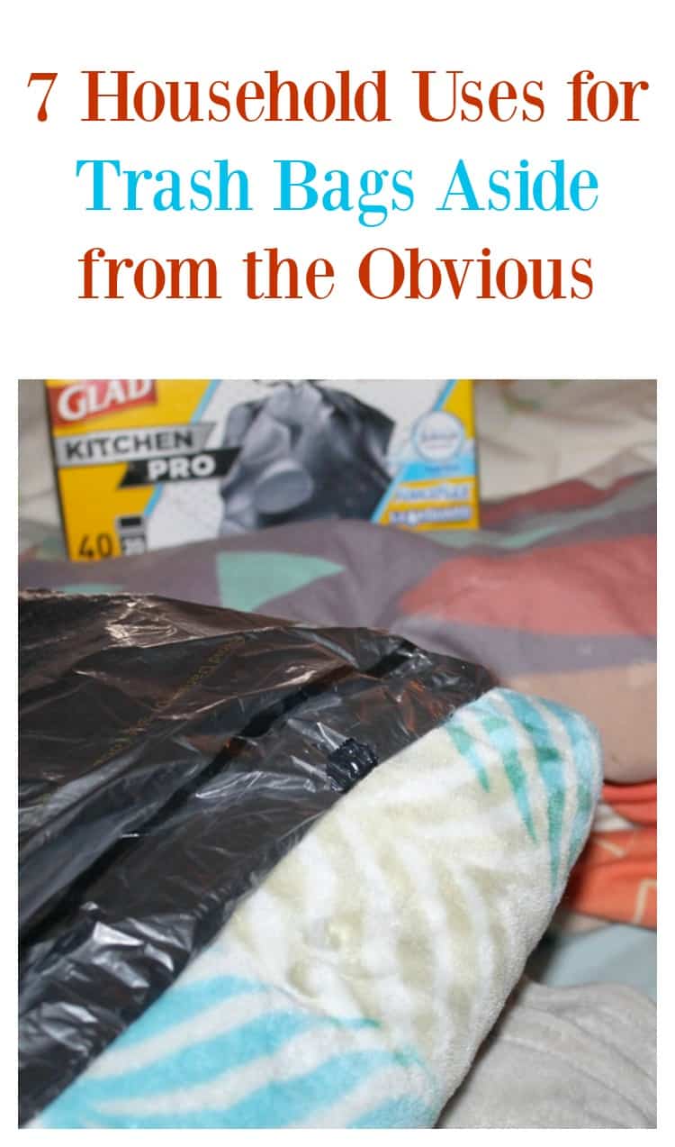 Save time and money on your spring cleaning & organizing with these 7 fabulous household uses for trash bags (aside from the obvious!)