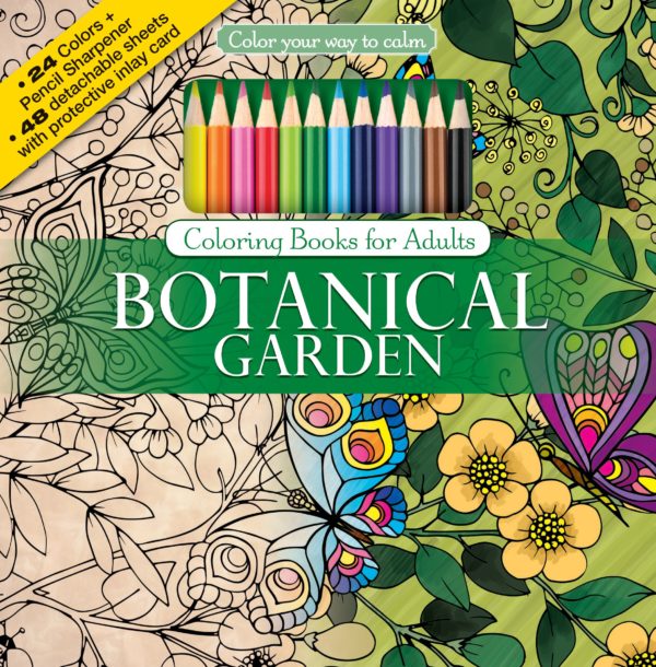 7 Stunning Adult Coloring Books Full Of Enchanted Gardens And Flowers: Botanical Garden