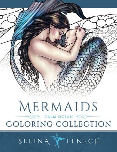7 Fairytale Coloring Books For Adults That Will Melt Stress Away- Mermaids