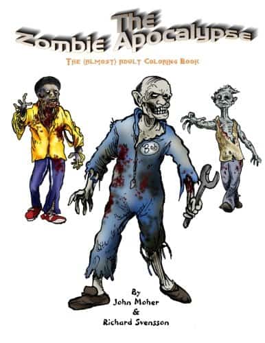 5 Adult Coloring Book Ideas For Everyone Who Loves Zombies: teh Zombie Apocalypse