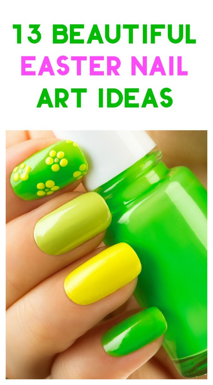 These 13 Easter Nail Art ideas really make me wish I didn't bite my nails! Check them out!