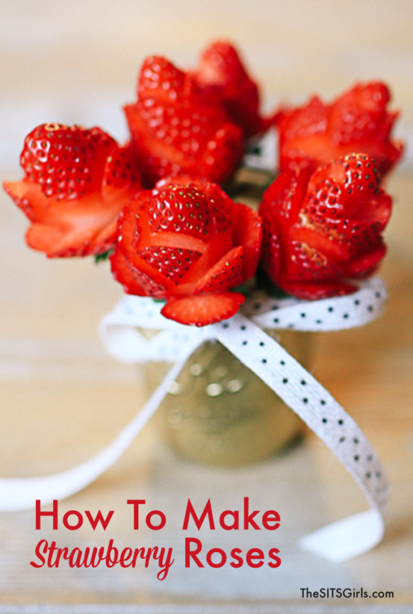 9 Enchanting Beauty And The Beast Inspired Food You Really Can Make- Strawberry Roses