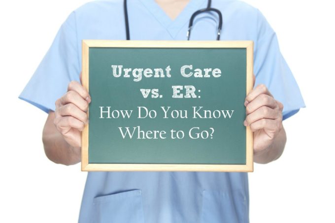 Urgent care or ER? Save time and money by knowing which one to go to!