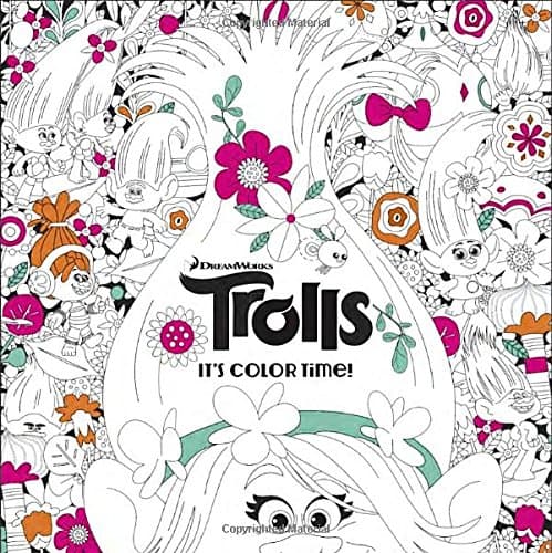 7 Grownup Coloring Books For The Kid At Heart Trolls Dreamworks