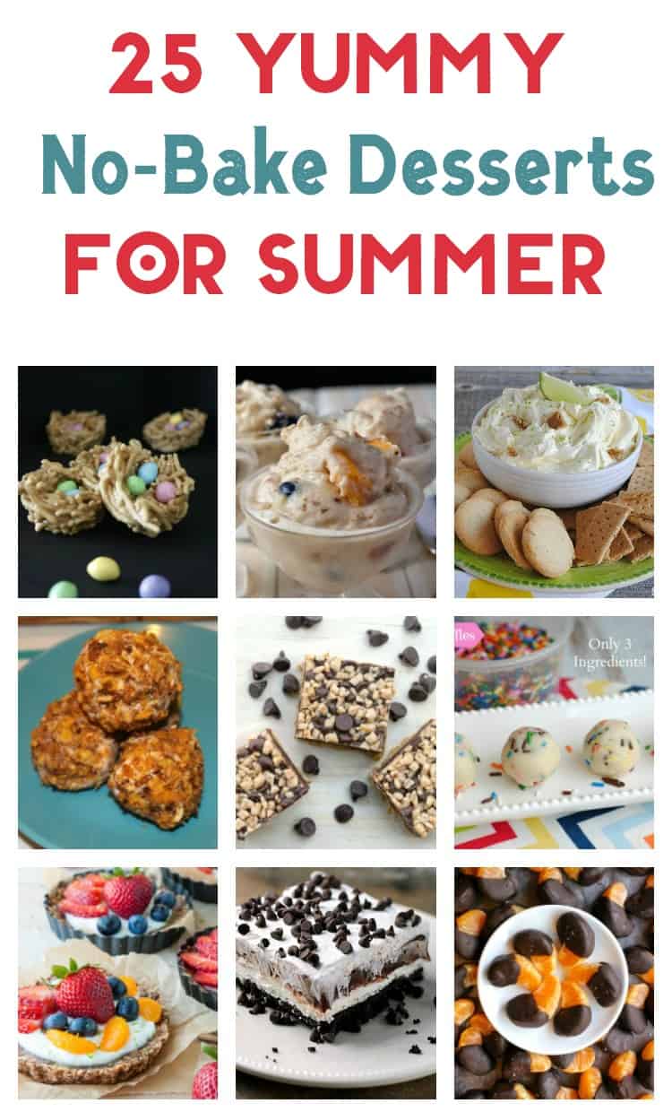 25 no-bake desserts that are so yummy, you'll never miss your oven! They make perfect summer party food ideas! 