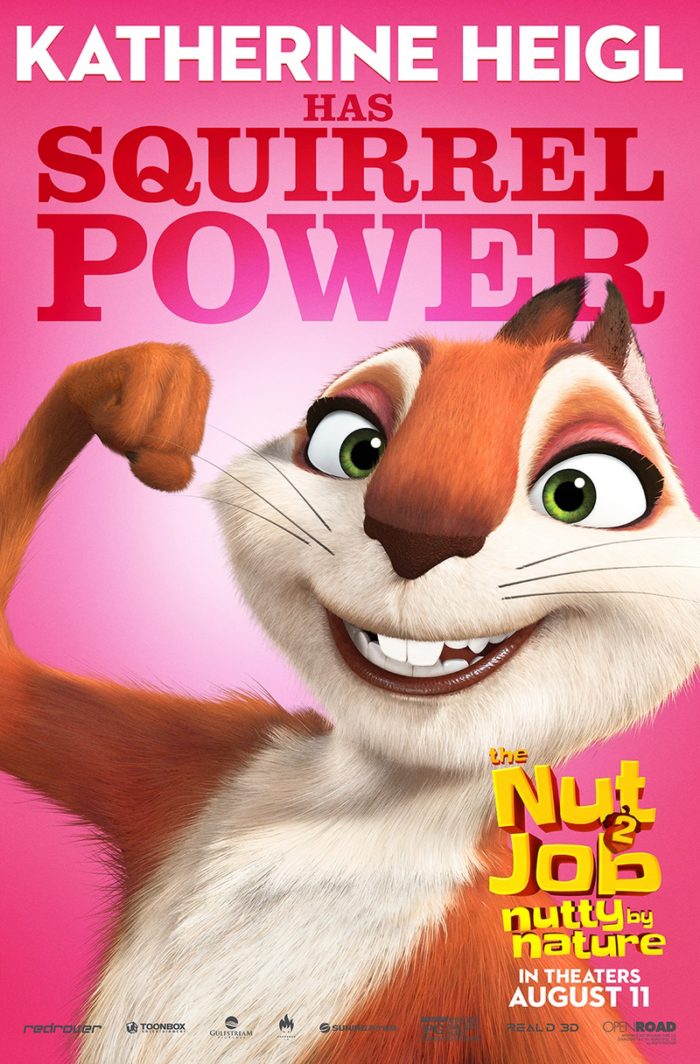 8 Awesome New The Nut Job 2: Nutty By Nature Character Posters