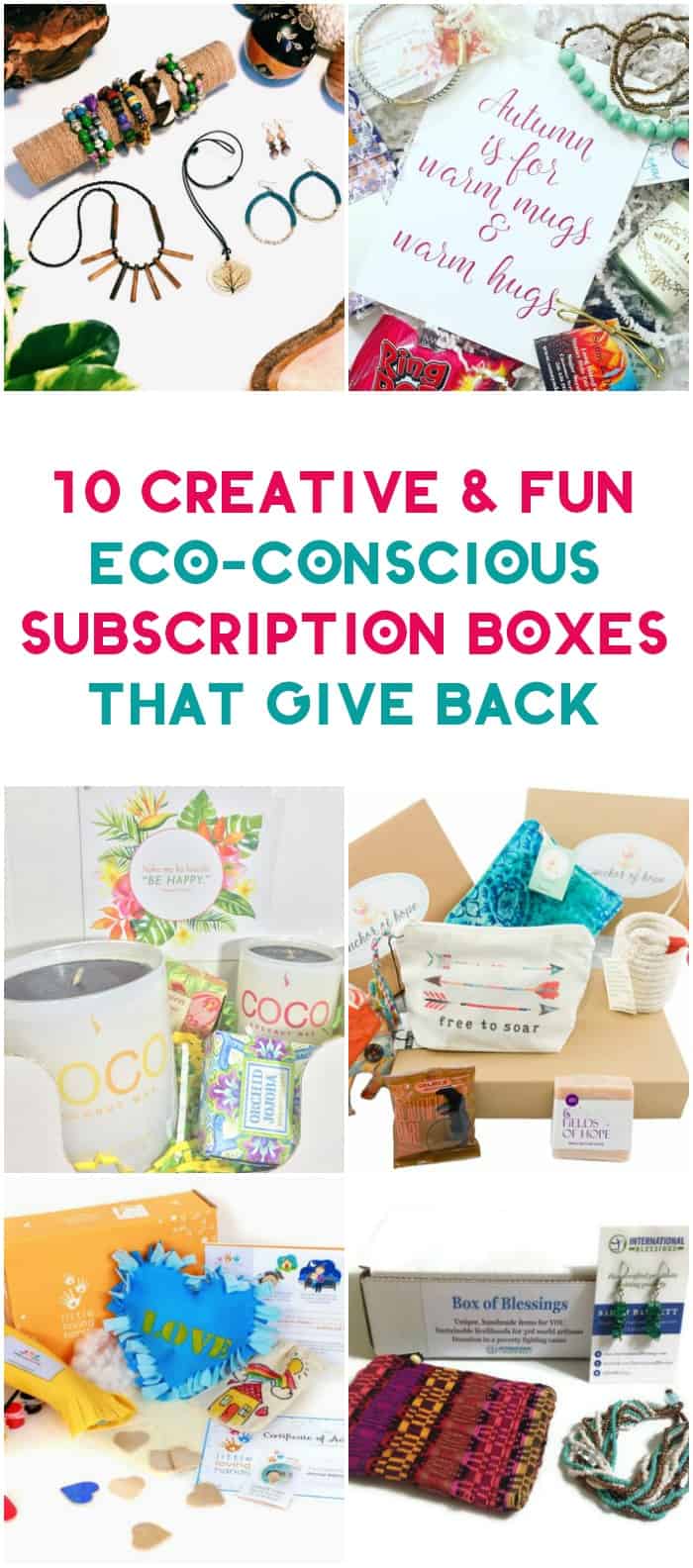 Want to give a gift that not only keeps giving, but also gives back? You'll love these fair trade, eco-friendly, and/or cause-related subscription boxes that I dug up for you! Each one features ethically made and sourced items that help communities in need all over the globe.