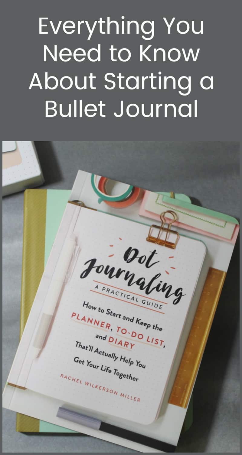 Learn how to start the perfect bullet journal & get your life organized the fun way with Rachel Wilkerson Miller's Dot Journaling: The Set