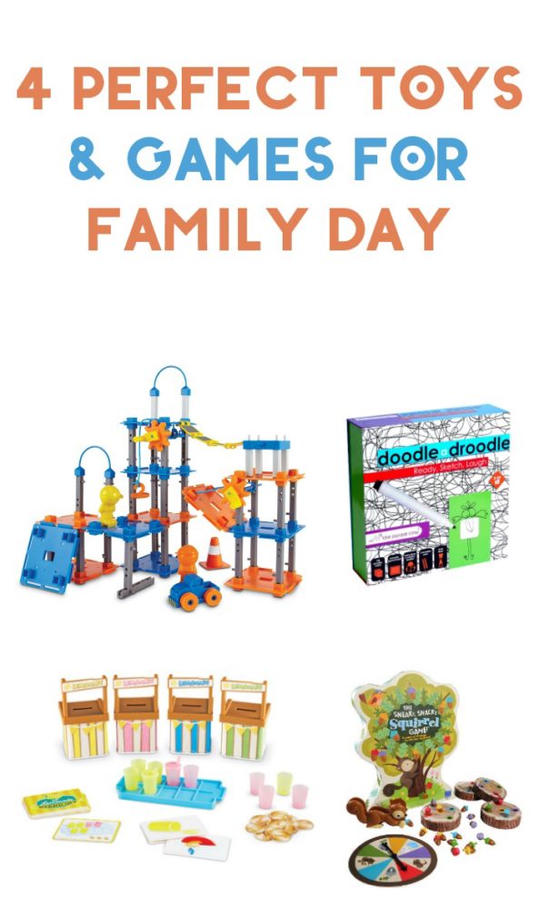 Celebrate family day with four fab toys and games for all ages! Check them out! 