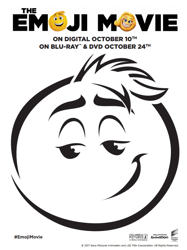 Emoji Movie Fun! Grab These FREE Printable Coloring Pages & Pumpkin Templates!