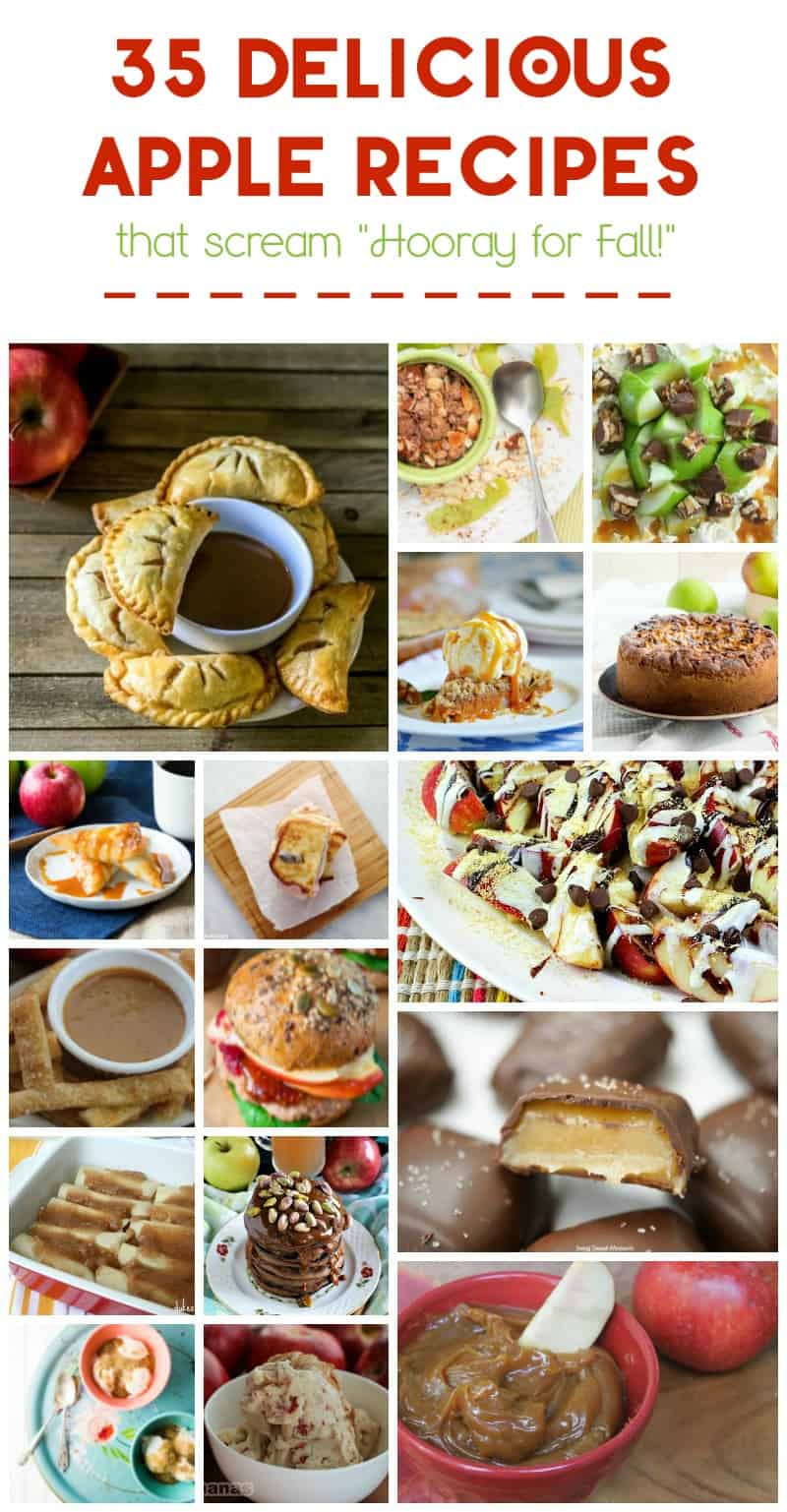 Celebrate fall's harvest with 35 outstandingly delicious apple recipes! From breakfast to dessert (yep, even lunch and dinner), apples are where it's at!