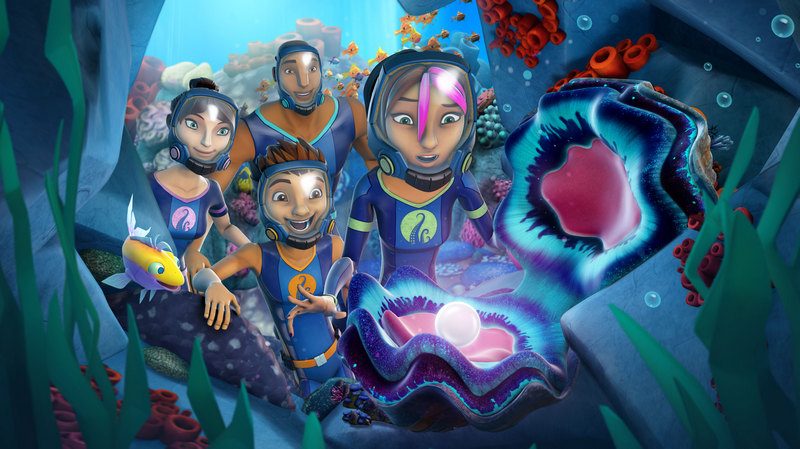 If your kids love The Deep, I have a fun giveaway for you today! One of you will win an awesome prize package filled with The Deep goodies! Keep reading to learn more about the show, plus snag a free printable full of activities to get to know the Nekton family!