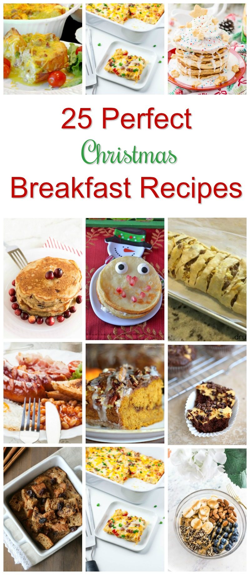 Wanna make Christmas breakfast extra special this year? Try one of these amazing recipes! Better yet, try a few and make a whole breakfast buffet!