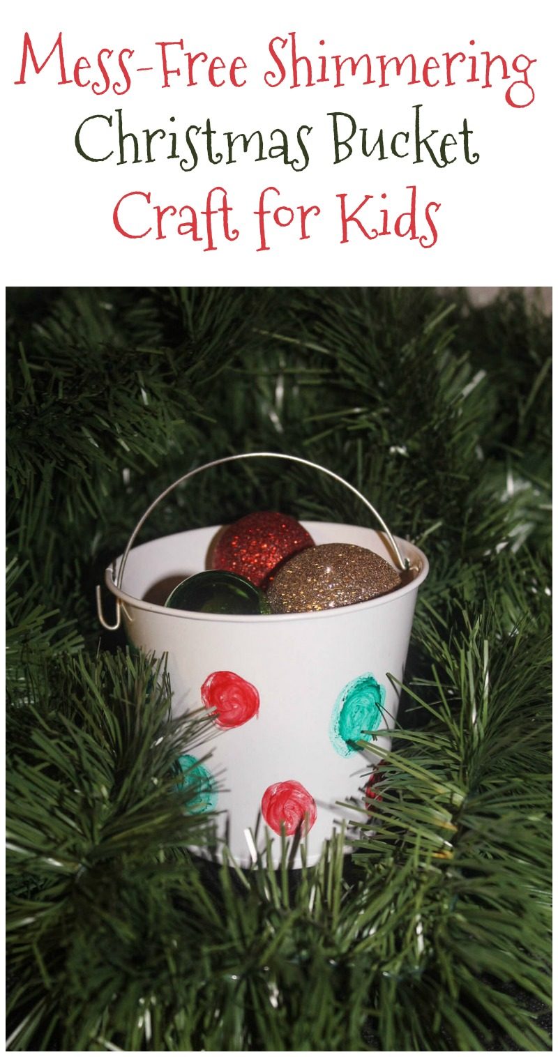 Check out this super simple Christmas craft your kids can make with Kwik Stix and other inexpensive supplies (I made it, so trust me, your kids can totally rock it).