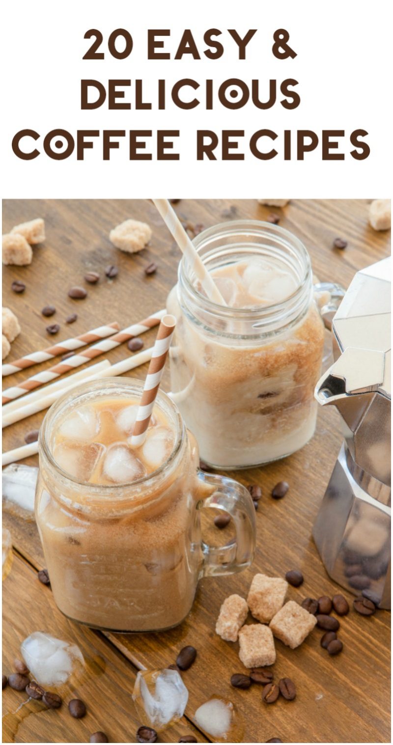Feeling a bit drained and wiped out from all the holiday excitement? Perk up (pun intended) with these 20 delicious and easy coffee recipes! From seasonal Gingerbread and Eggnog coffee to Iced Mocha Lattes, you'll find something yummy to start your day right!
