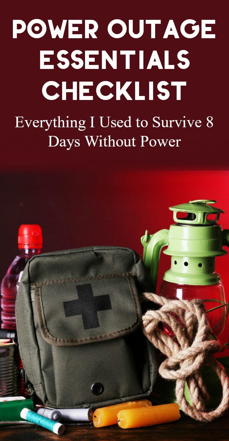 I'm sharing everything I used to survive 8 days without power, plus a few things that I'm grabbing for the next time. I suggest stocking up BEFORE the lights go out!