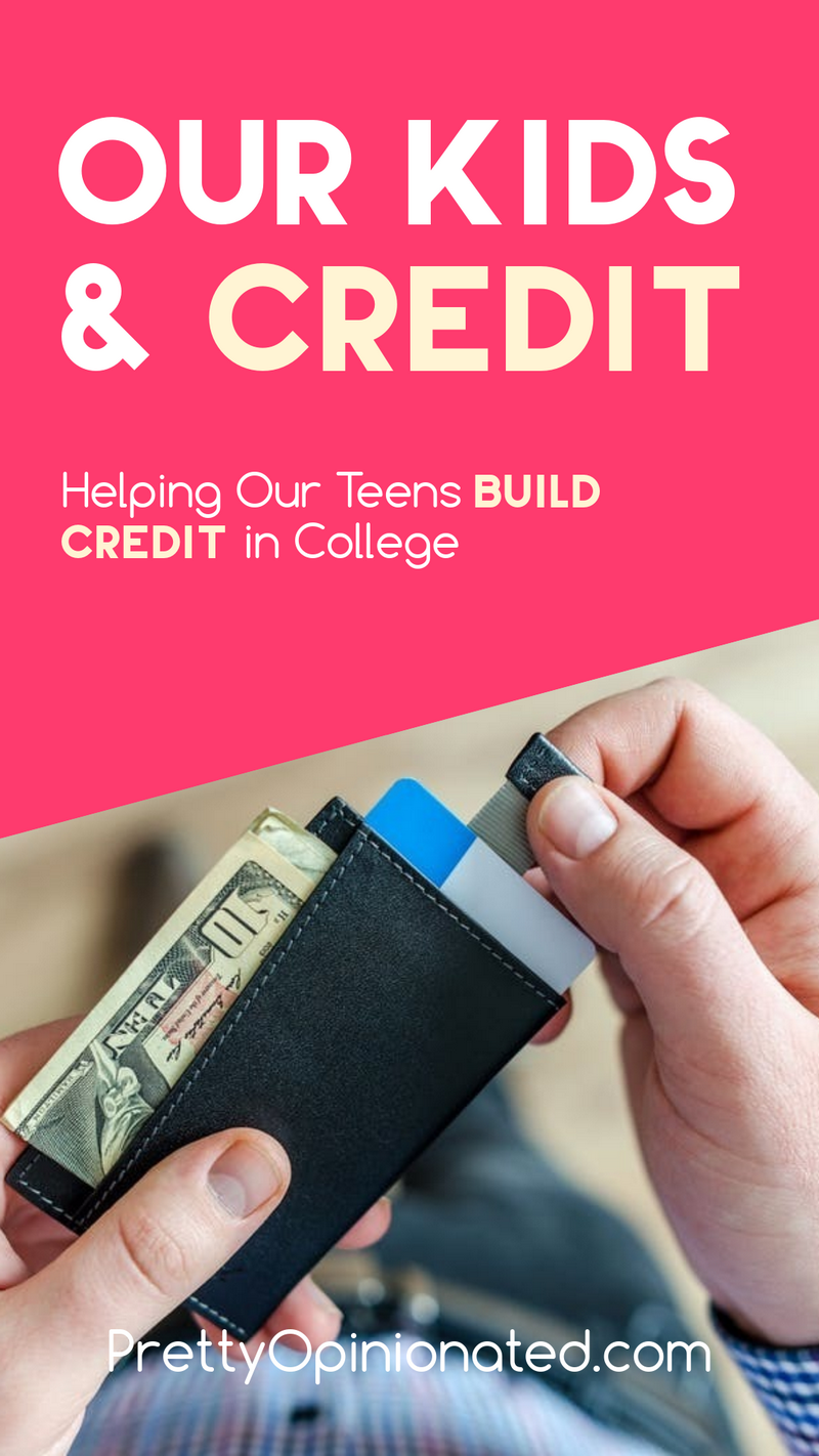 How do you help your teens get a jump start on building good credit while they're in college? Check out these simple things they can do while going to school!