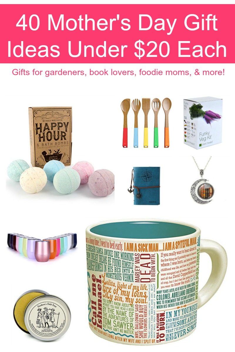 Want to get mom an amazing gift but don't really have a huge budget? I'm sharing some of my favorite Mother's Day gift ideas under $20! With something for every personality, you'll find just the right gift for your favorite mom!