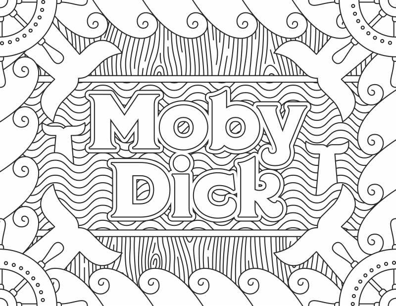 Grab 6 FREE Printable Adult Coloring Pages Inspired by Your Favorite Books!