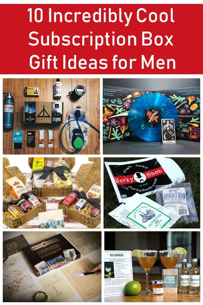 Subscription boxes are my go-to gift idea for just about everyone that's difficult to buy for, but it seems like there aren't as many for men as their are women and kids. If you're looking for an awesome gift for guys, check out these cool subscriptions boxes that are geared more towards the men in our lives!
