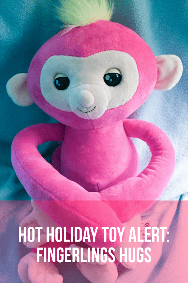 If you think the tiny Fingerlings Monkeys from WowWee are cute, wait until you wrap your arms around a Fingerlings Hugs monkey! I dare say these are the cutest WowWee products to date! Read on for a peek at this HOT new toy hitting stores today! Here's a tip: you'll want to grab it asap, especially if you want to give it as a gift this holiday season!