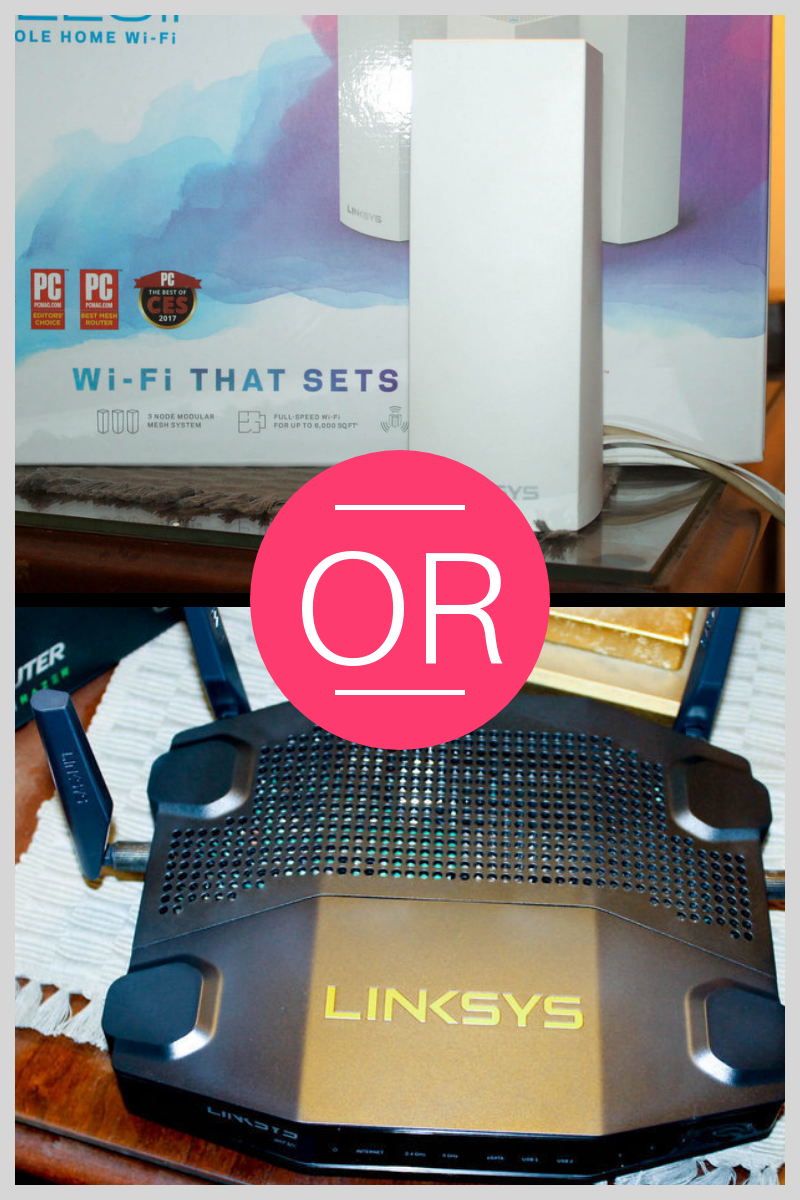 Considering getting a router, but not sure which one to choose? I spent the last month trying out the Linksys Velop and the WRT32X Gaming Router! Check out the pros and cons of each one, then find out which is my favorite!