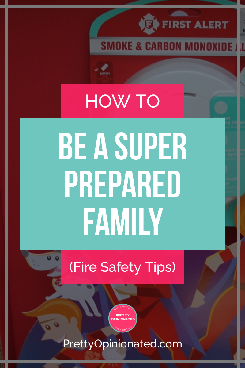 Are you a Super Prepared Family? You will be once you check out these fire safety tips! Learn how to make a fire escape plan that works for your whole family!