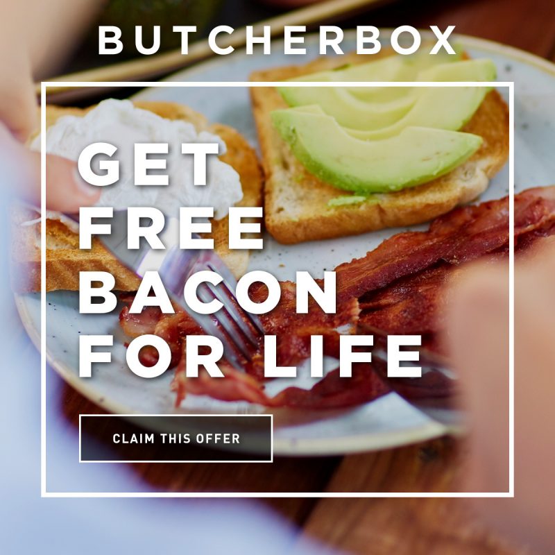 Did I have you at "free bacon for life?" If you're like my son, I'm guessing that's what grabbed your attention! Sure, you want to save time in the kitchen, but I'm betting you want that free bacon even more! Read on to learn how ButcherBox works, why it saves you time and, of course, how to get that bacon! 