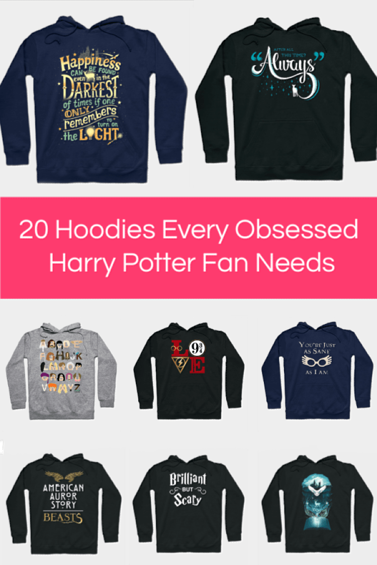 If you're as crazy for Harry Potter and the entire Wizarding World as I am, you'll love these hoodies! They also make great holiday gift ideas for Potter-obsessed family and friends!