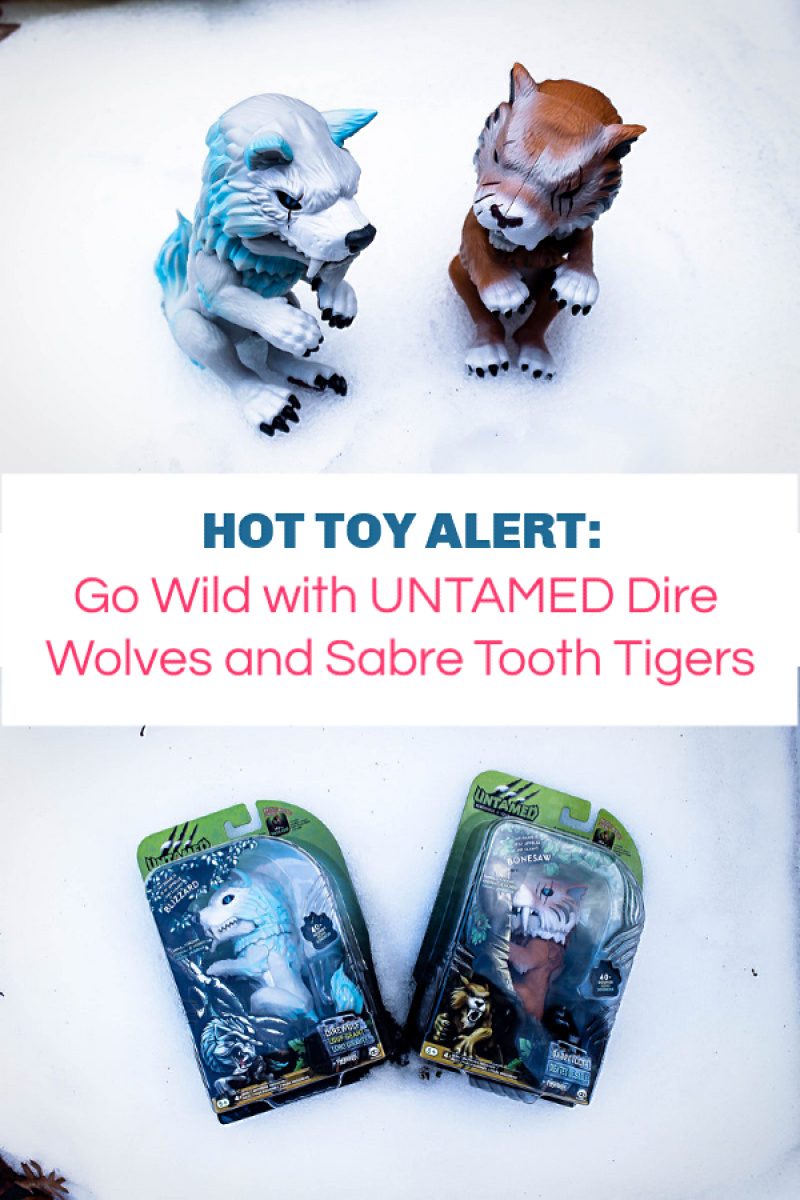 Go Wild with UNTAMED Dire Wolves and Sabre Tooth Tigers