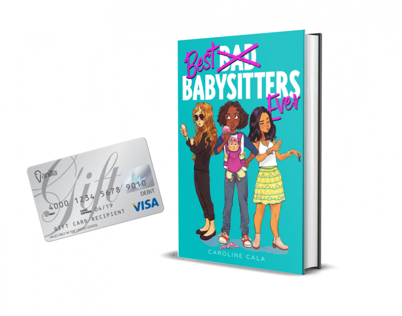 A hard day’s work deserves a reward! One (1) winner receives: a copy of Best Babysitters Ever, and a $50 Visa gift card to let your young reader splurge on themselves – no babysitting job required!