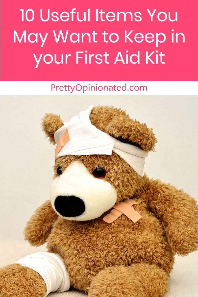 Every family should have a first aid kit including all the essentials you may need. Here are ten things to include.