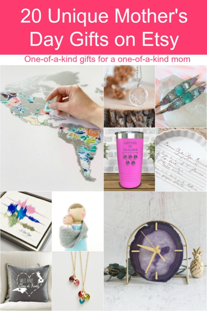 From unique gardening gifts for outdoorsy moms to pampering ideas for overworked mothers, there's something for everyone on this Etsy Mother's Day gift guide!