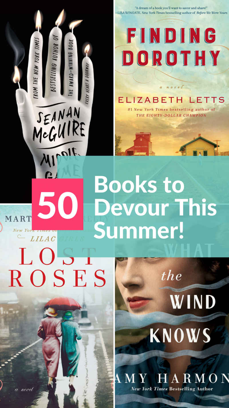 Need some ideas for your summer reading list? These fabulously grown-up books will keep you reading all season long! Check out 50 titles across every genre!