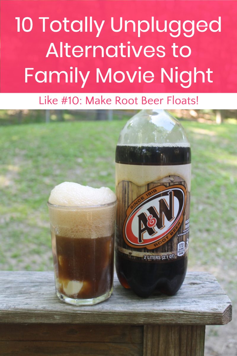 Want to break away from the screens and really spend time bonding with your kids this summer? Take the A&W Family Fun Night Pledge and vow to spend one hour each Friday night totally unplugged! Don't worry, with these fun alternatives your kids won't even miss zoning out in front of the TV!