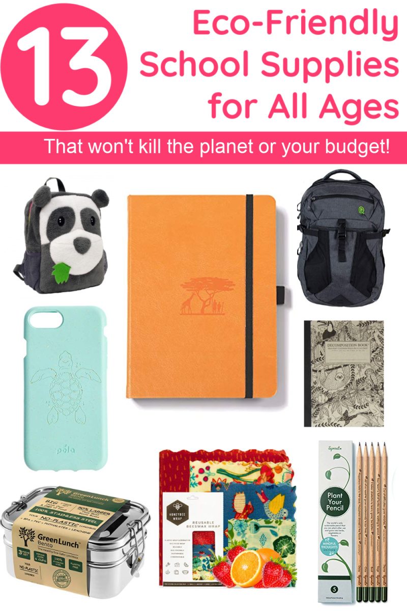 Send your kids back to school in style without wreaking havoc on the planet thanks to these fun, funky & totally functional eco-friendly school supplies for all ages! Check them out!