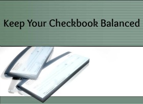 Mom Tips: Keeping the Checkbook Balanced