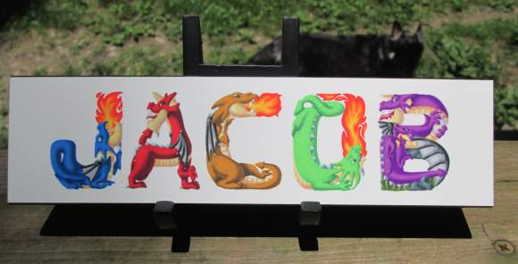 Turn Your Kids’ Names into Gorgeous Personalized Artwork